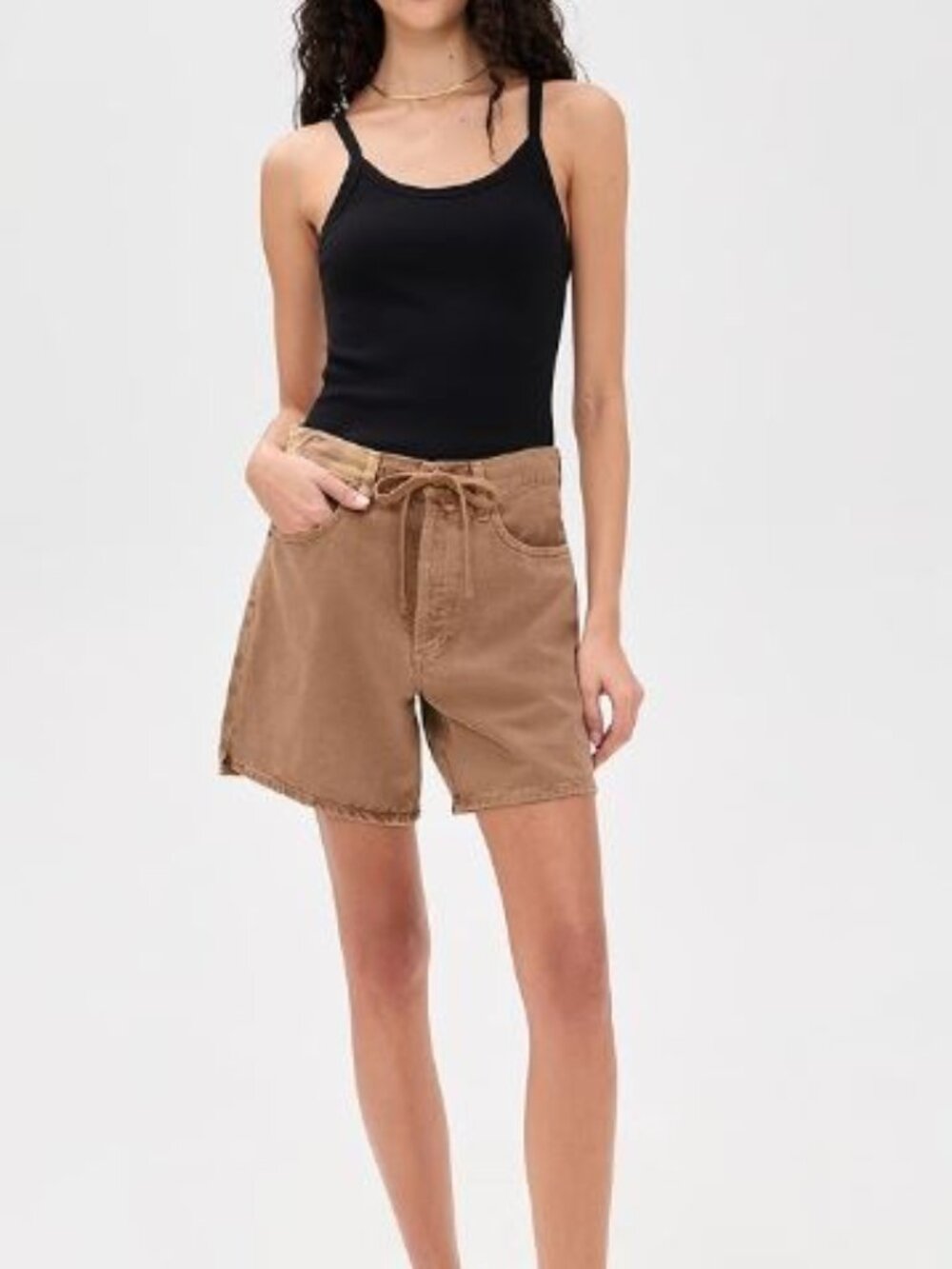 Citizens Of Humanity Brynn Drawstring Short Denim Size 28 Retail $238